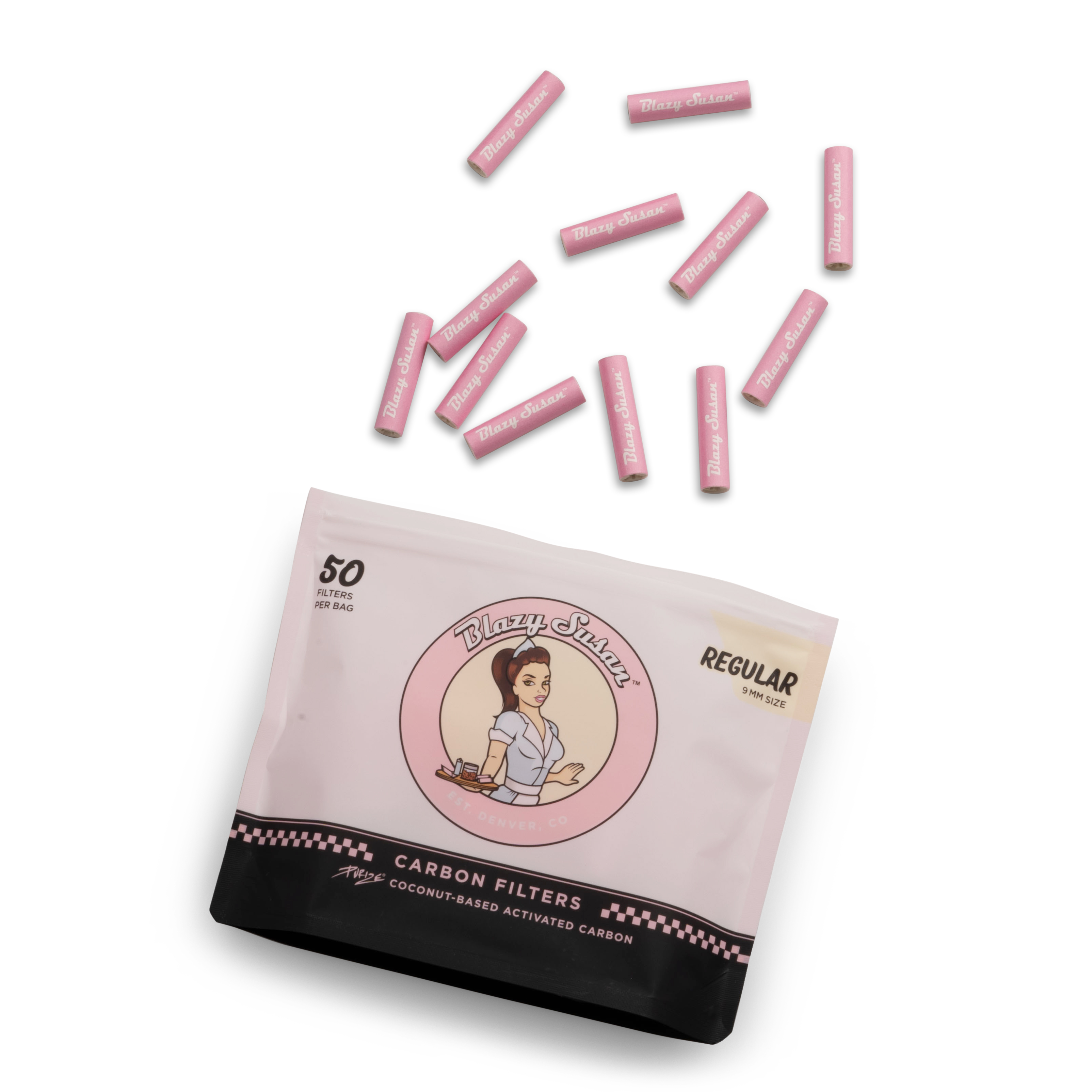 50 PURIZE® REGULAR Size | Blazy Susan Pink Person