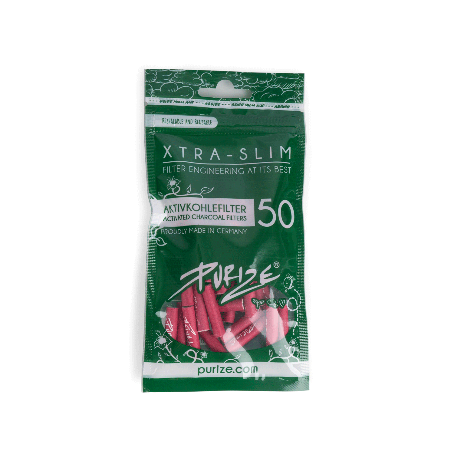 50 PURIZE® XTRA Slim Size | Grün 50 PURIZE® XTRA Slim Size | Grün
