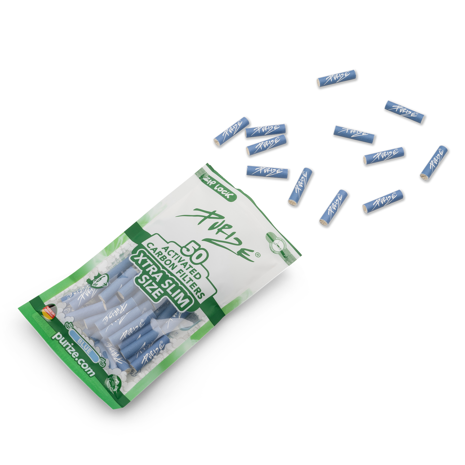 50 PURIZE® XTRA Slim Size | Blau