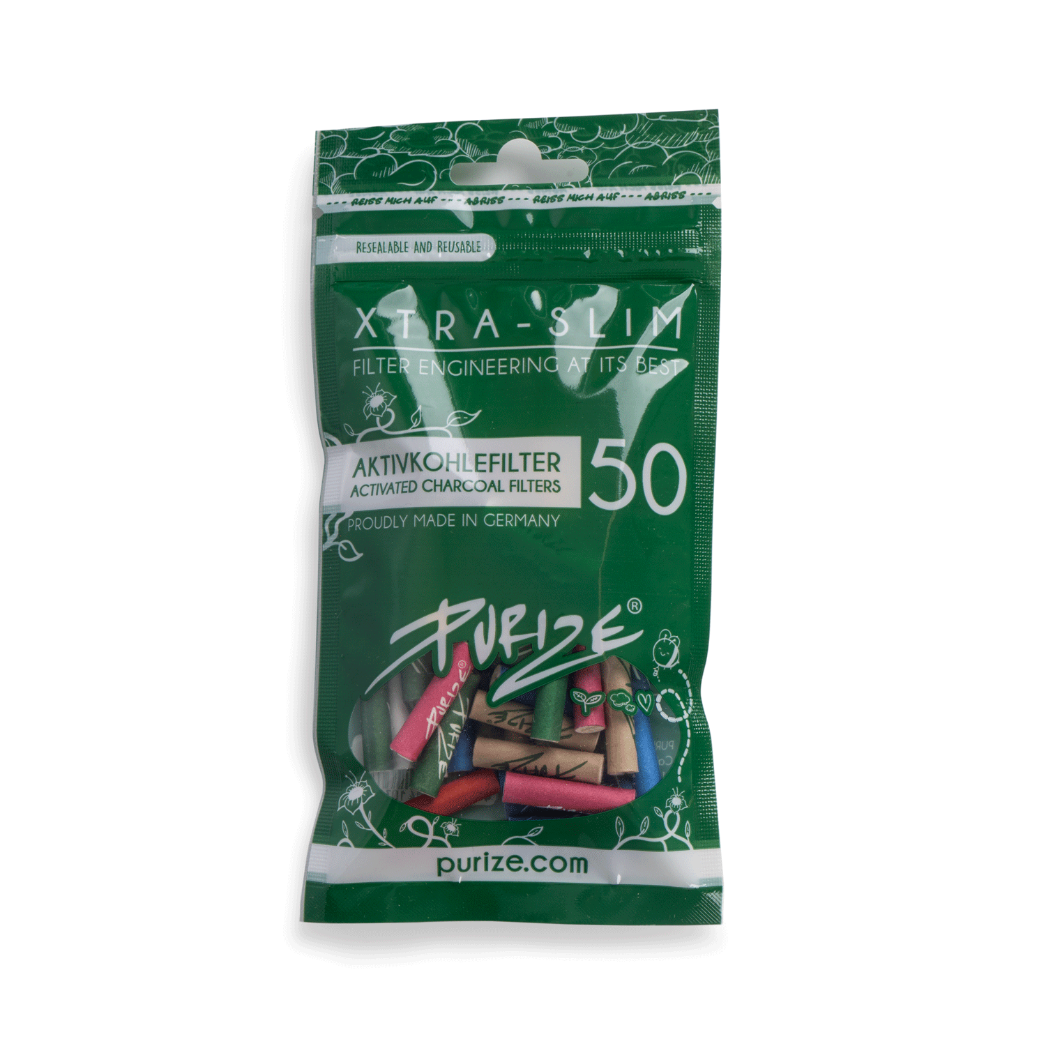 50 PURIZE® XTRA Slim Size | Grün 50 PURIZE® XTRA Slim Size | Grün
