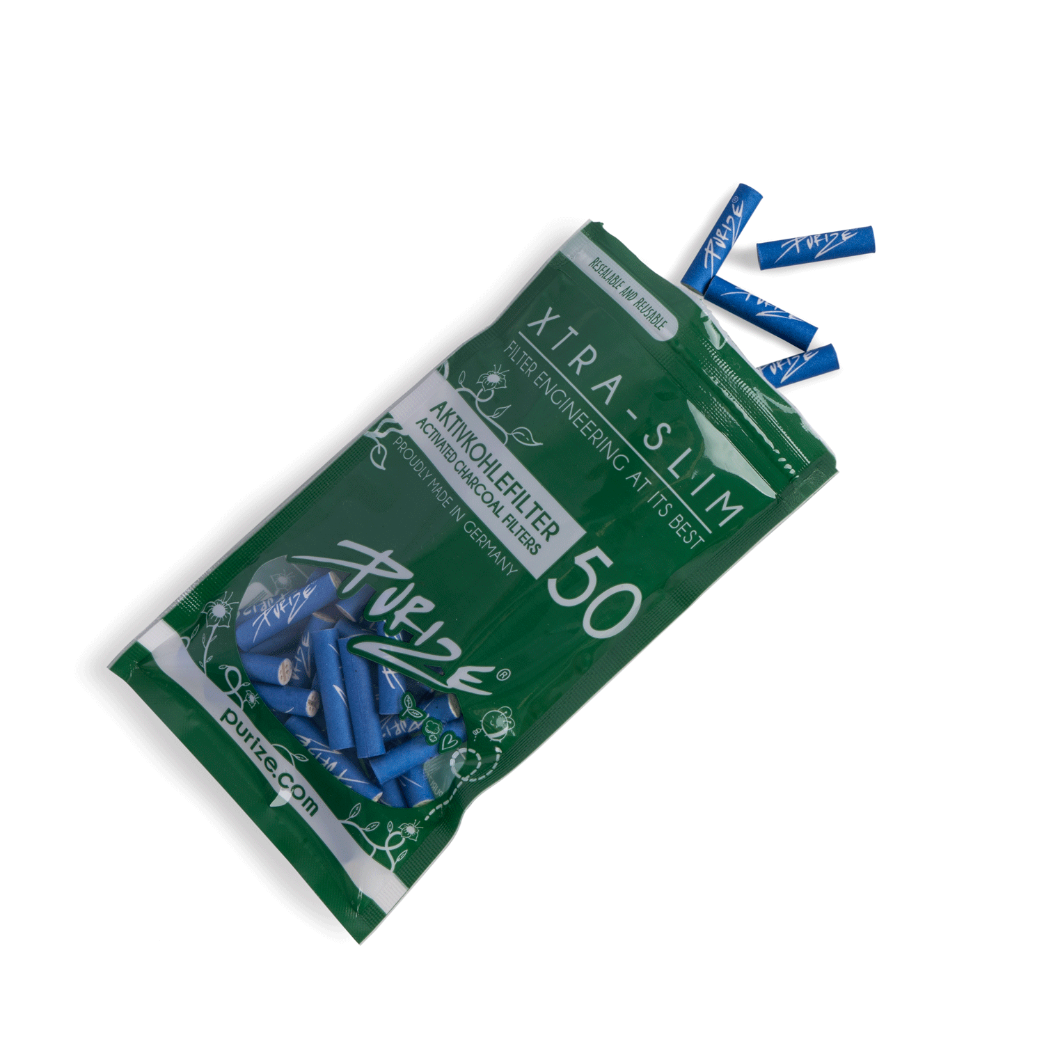 50 PURIZE® XTRA Slim Size | Grün 50 PURIZE® XTRA Slim Size | Grün
