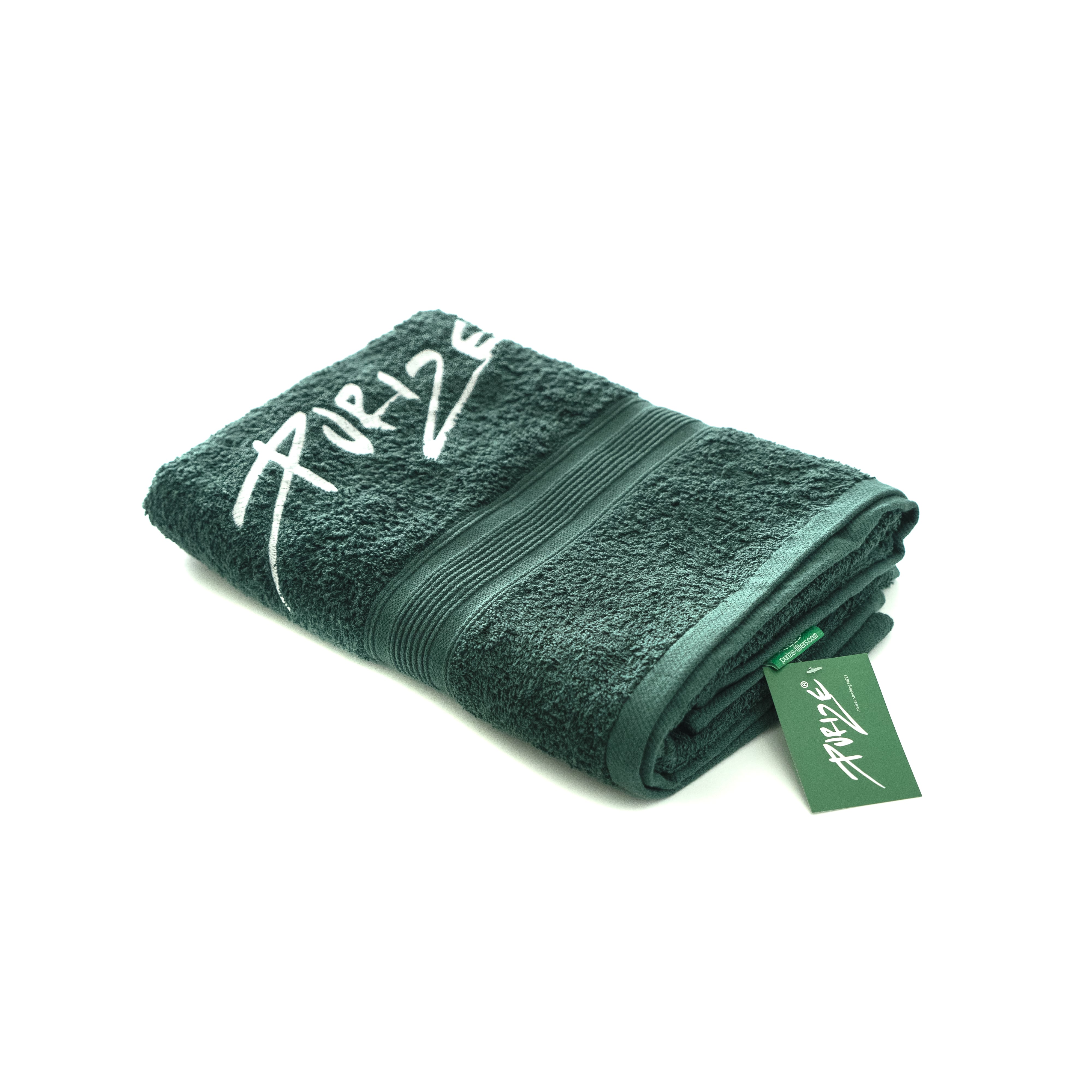 PURIZE® Towelie | Embroidered Logo | Grün