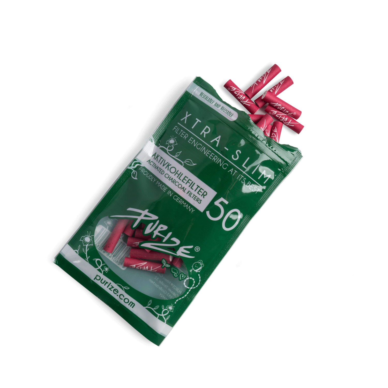 50 PURIZE® XTRA Slim Size | Grün 50 PURIZE® XTRA Slim Size | Grün