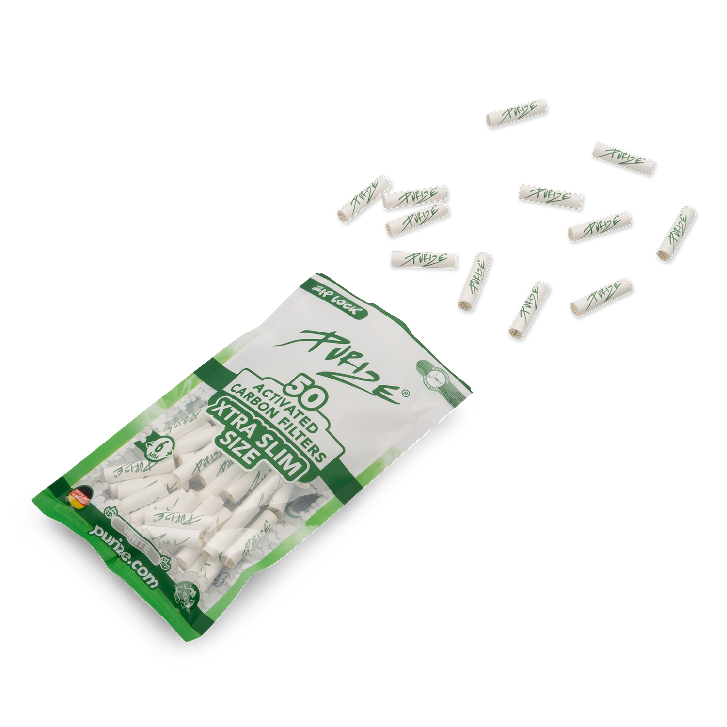 50 PURIZE® XTRA Slim Size | Weiß