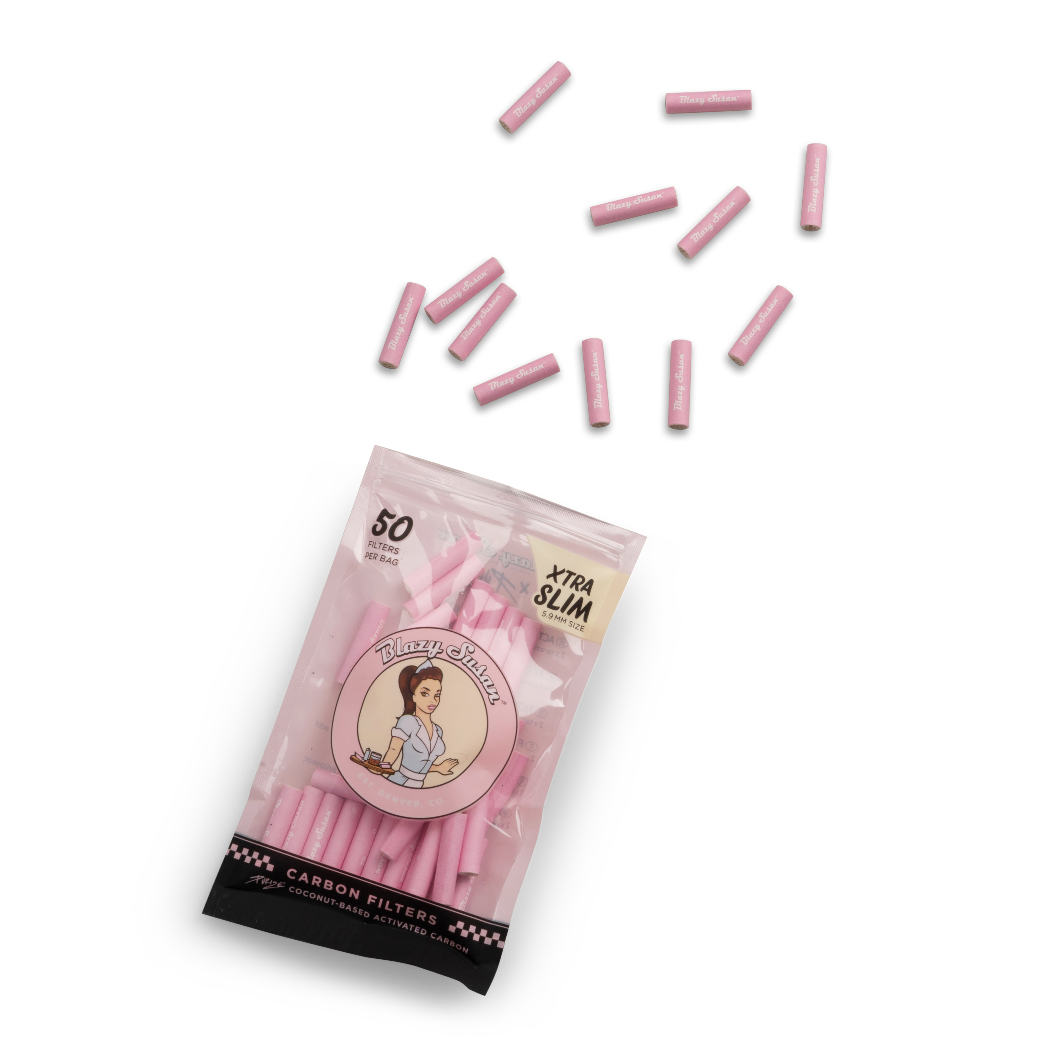 50 PURIZE® XTRA Slim Size | Blazy Susan Pink 50 PURIZE® XTRA Slim Size | Blazy Susan Pink