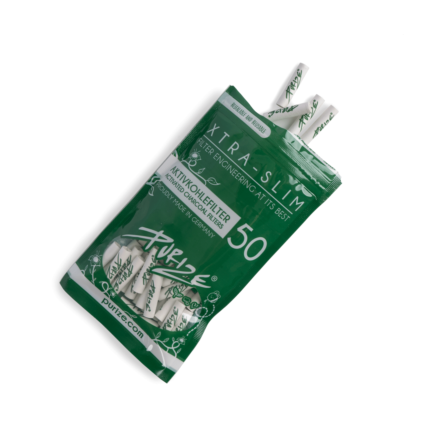 50 PURIZE® XTRA Slim Size | Grün 50 PURIZE® XTRA Slim Size | Grün