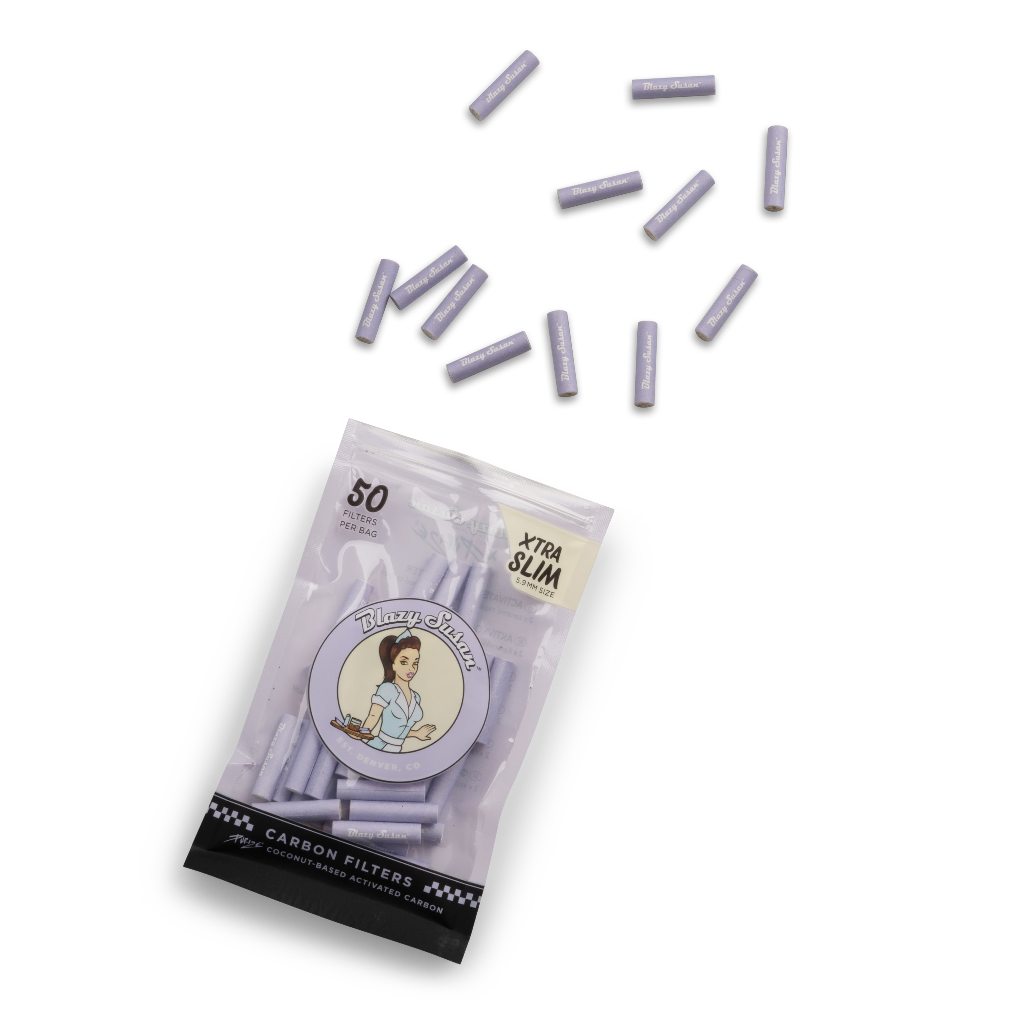 50 PURIZE® XTRA Slim Size | Blazy Susan purple