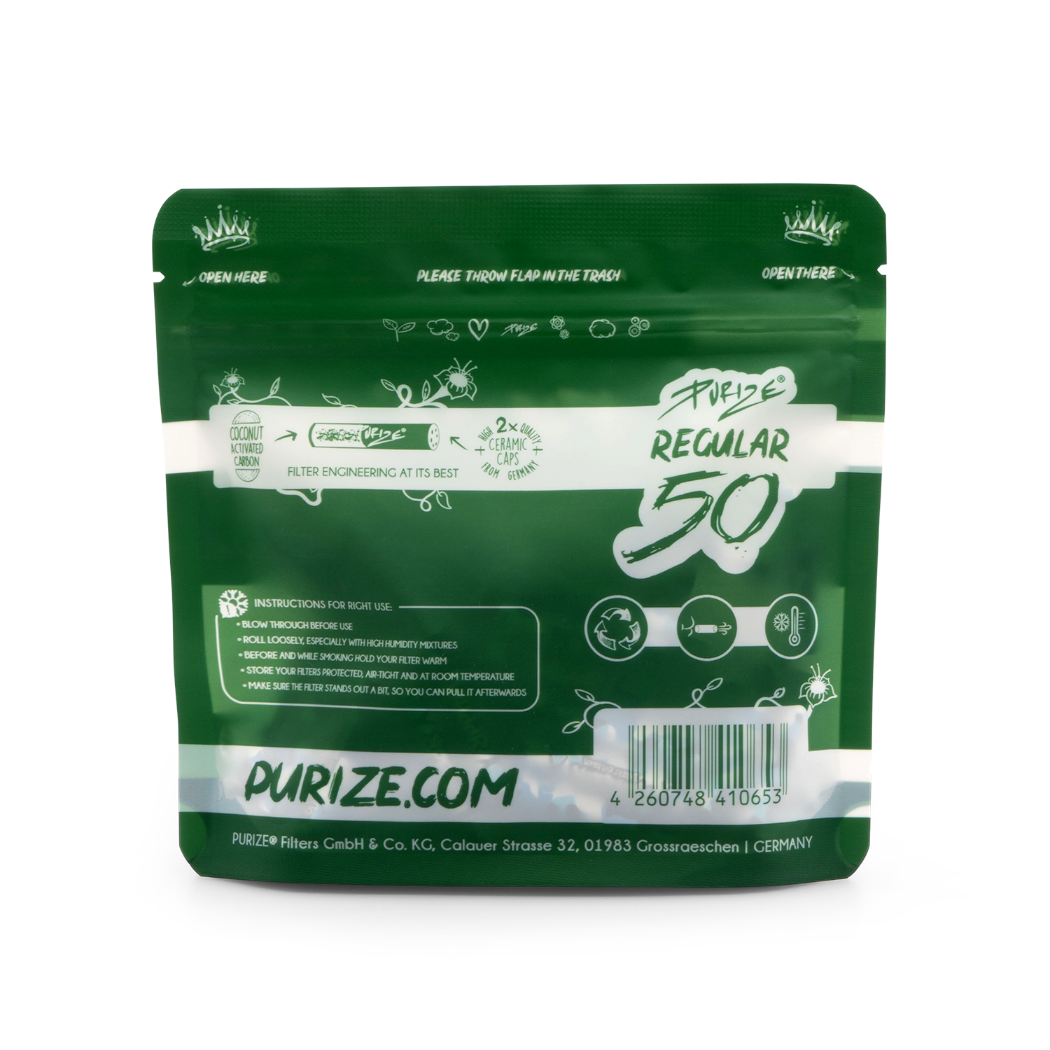 50 PURIZE® Regular Size | NAUAAR | Bundle